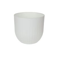 А13-10 АЛЬФА  БЕЛЫЙ пласт.горш.  с вкладкой, д. 13 н.12,5 1,4 л. (15)