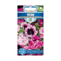 Га015499 Петуния Титан бахромчатая смесь 7 шт. пробирка, серия Русский богатырь