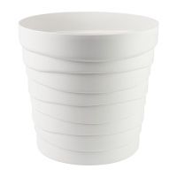 ГоВМ3922 Кашпо Бархан с донышком (7,5л) Цв. Белый (Арт. КШ-5752)(1х12)