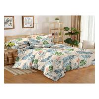 1181 КПБ 1,5-ный DOMOVITA, бязь, прост. - 150x215, под. - 143х215, наволочки 2 шт. 70х70 (1) (5)