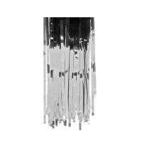 05041365 Дождик 100х200 см, занавес для фотозоны, серебро, глянец