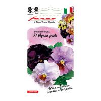 Га014529 Виола Мулен руж F1 Виттрока (Анютины глазки) съедобная, срезочная 5 шт. серия Фарао Н17