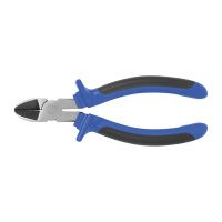 07FI8223 Бокорезы Один двухцветные обрезиненные ручки, полированная сталь 160 мм