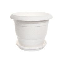 5260мр Кашпо 23 л ТОПРАК мраморное