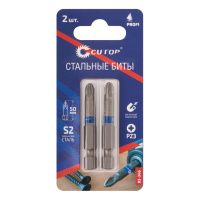 07FI7159 Биты стальные, 2 шт., CUTOP Profi, PZ3, 50 мм (CUTOP)
