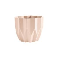 КШ-4448 Кашпо Геометрия (3л.) Цв. Пудровый (12)