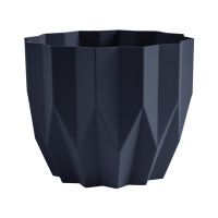 КШ-4443 Кашпо Геометрия (3л.) Цв. Антрацит (12)