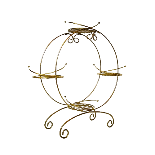 Подставка Напольная Барабан на 4 горшка М0000032-no-bg-preview (carve.photos)