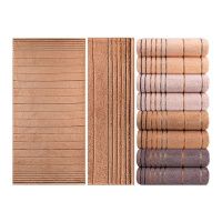 1571 Полотенце гладкокрашеное  махровое, 100% хлопок рис. Фарватер D-272, размер 50 х 90 см, плотность 50