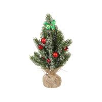 05021347 Елка новогодняя настольная, 35 см, ель, зеленая, хвоя литая