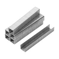 07FI6902 Скобы для степлера закалённые прямоугольные 11,3 мм х 0,7 мм  (узкие тип 53) 10 мм, 1000 шт.