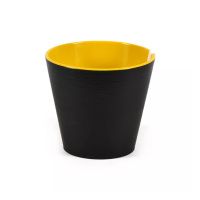 08Го3158 К15-75 КОНУС ЧЕРНЫЙ пласт.горш.с вкладкой,д.14,5 1,3л.(23шт)