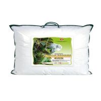 279-1 Подушка Эвкалипт, наполнитель Лебяжий пух, в чехле из жаккард-сатина, на молнии, без капсулы