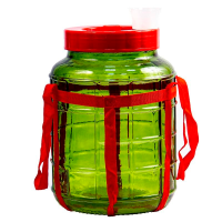 04023451 Бутыль с гидрозатвором 12л зеленая