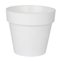 ПР17-10  Протея 2.3л Бело-белый пласт.горш. d17 h15,5  с вкладкой 12шт-коробка