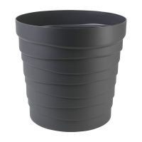 ГоВМ3920 Кашпо Бархан с донышком (7,5л) Цв. Антрацит (Арт. КШ-5753)(1х12)