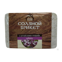 Соляной брикет с Алтайскими травами Чабрец вес 1,35 кг