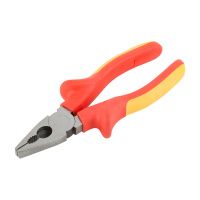 07FI8228 Плоскогубцы комбинированные Электро-2, 1000 В, прорезиненные изолированные ручки 160 мм