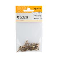 FI017584 Шурупы желтопассированные, универсальные 4 х 25 ( фасовка 22 шт.)