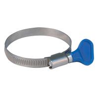 07FI7167 Хомут обжимной накатной с ключом, ширина 9 мм, нерж.сталь 16-27 мм