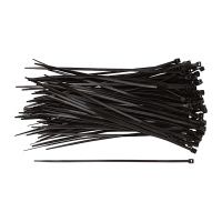 07FI7049 Хомуты нейлоновые для проводов, черные 100 шт.,  3,6х150 мм