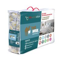 649 Одеяло Two wool всесезонное, 200х215 см Евро, вес наполнителя 220 г-кв.м. (1) (4)