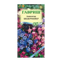 Га014613 Аквилегия Бидермейер, культурная (водосбор)   0,05  г сер. Альпийская горка DH