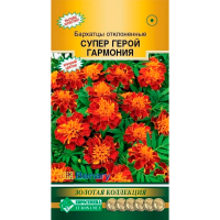 Бархатцы СУПЕР ГЕРОЙ ГАРМОНИЯ отклоненные (15 шт)