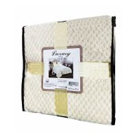 798 Плед флисовый  с плетением Ананас, 100 % пэ, в инд. ПВХ упаковке, размер 220х240 см (Вид 49)