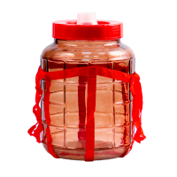 04053495 Бутыль с гидрозатвором 5л коричневая