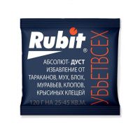 01Ро0005 Дуст инсектицидный Абсолют пакет 120г (80) Рубит