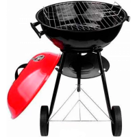 02025219 Жаровня круглая с крышкой на колёсиках, d 44cm, ROYALGRILL™