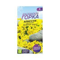 02Се2823 Цветы Алиссум Золотой Ковер  0,1 гр. многолетник Альпийская горка