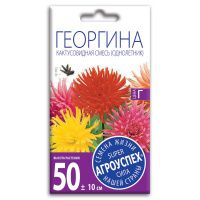 02Аг5700 Георгина Кактусовидная смесь, семена Агроуспех 0,2г (300)