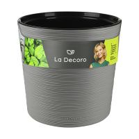 ГоВМ3765 Кашпо La Decoro (15л) Цв. Серый жемчуг (Арт. КШ-0697)(1х3)