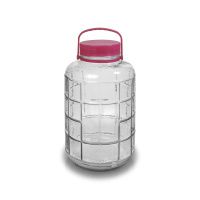 Банка Стеклянная с ручкой 10л, GJF (TW1102-10 -F2) (6) (144) Торговый Дом Велес