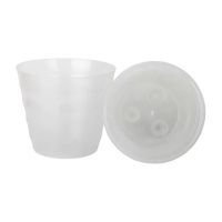 ЛР20-00 Лаура 3,7 л Празрачно-прозрачный  пластиковый горшок d.20 h.18 с вкладкой10шт-коробка