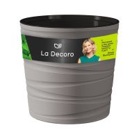 ГоВМ3950 Кашпо Модерн Мини 8Л (h 250) Цв. Серый жемчуг (КШ-9704)