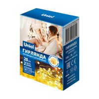 05010924 ULD-S0200-020-SСB-2AA WHITE IP20 DEW Гирлянда светодиод Роса на бат 2AA (не в-к), 2м. 20 светодиод
