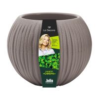 ГоВМ4016 Кашпо Сфера (1,7 л.) Цв. Мокачино (Арт.КШ-9636)(1х8)