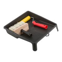 07FI7451 Набор для наклеивания обоев (ванночка 350х330 мм + валик прижимной 150 мм + макловица)