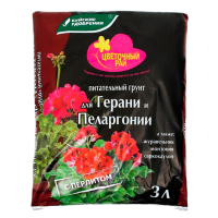 Грунт ЦР для  Герани и Пеларгонии 3л