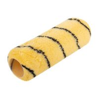 07FI7386 Ролик полиакриловый, бежевый с черной полоской, диам. 40-61 мм  ворс 10,4 мм, 180 мм
