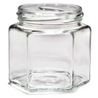 Стеклобанка 0,20л. ТО-66 Шестигранник