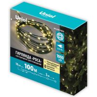 05010933 ULD-S10000-1000-DGA WARM WHITE IP20 DEW Гирлянда светодиод Роса, 100м. 1000 свет. Тепл бел