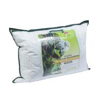 279  Подушка Эвкалипт, наполнитель Лебяжий пух, в чехле из жаккард-сатина, на молнии, с кантом, 50х70