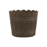 24201LP-03 Кашпо для домашних и уличных растений 7,6 л.коричневый