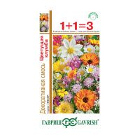Га014673 Декоративная смесь Цветущая клумба 1,0 г серия 1+1