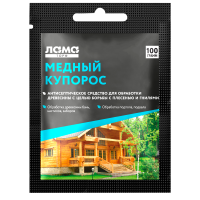 Медный купорос 100 г Лама Торф