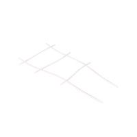 ГоВМ3951 Опора для вьющихся цветов Цв. Белый (Арт. ОЦ-8624) (1Х48)